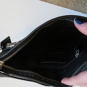 Coach Monogrammed Purse BLACK